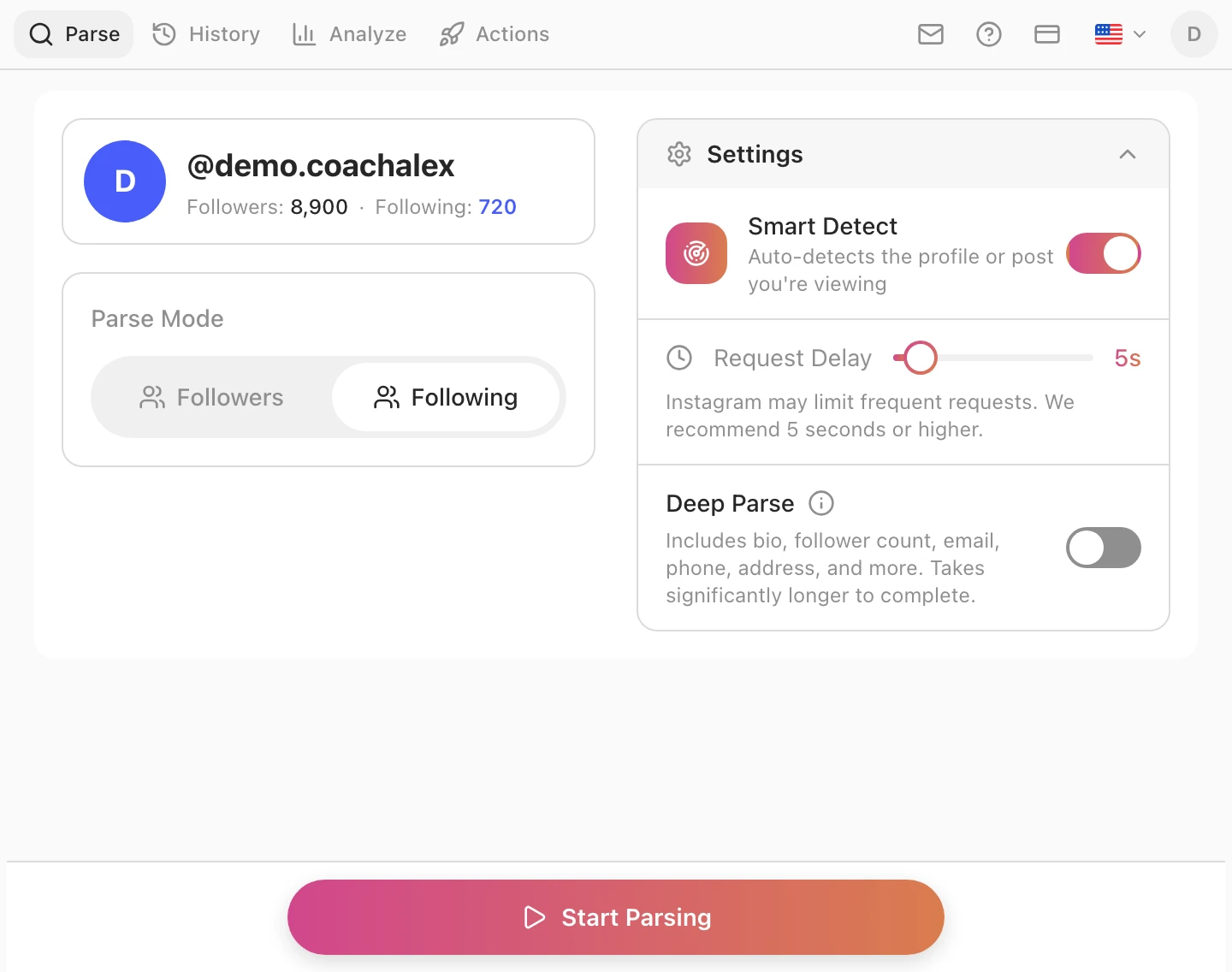 Instagram Takip Listeni CSV, Excel veya JSON'a Nasıl Aktarırsın